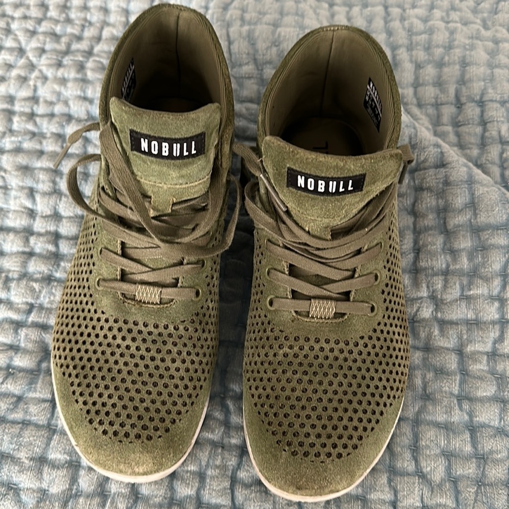 NO BULL mid suede trainer